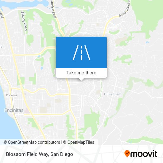 Mapa de Blossom Field Way