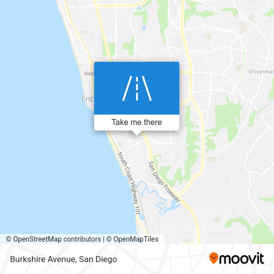 Mapa de Burkshire Avenue