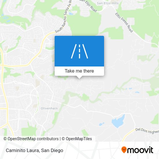 Mapa de Caminito Laura