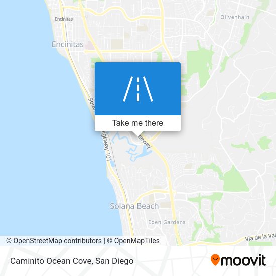 Caminito Ocean Cove map