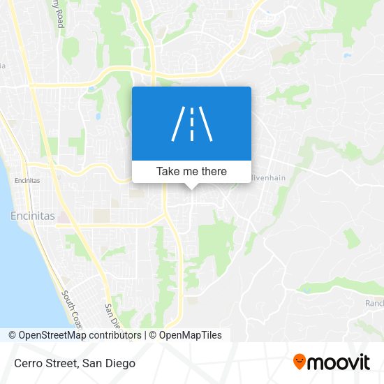 Mapa de Cerro Street