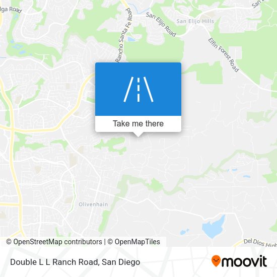 Double L L Ranch Road map