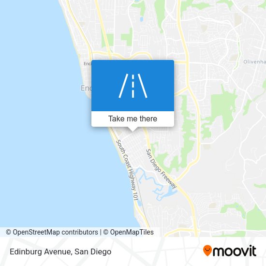 Mapa de Edinburg Avenue