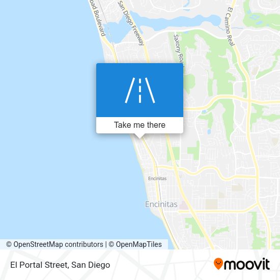 Mapa de El Portal Street