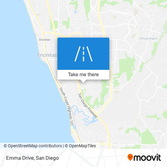 Emma Drive map