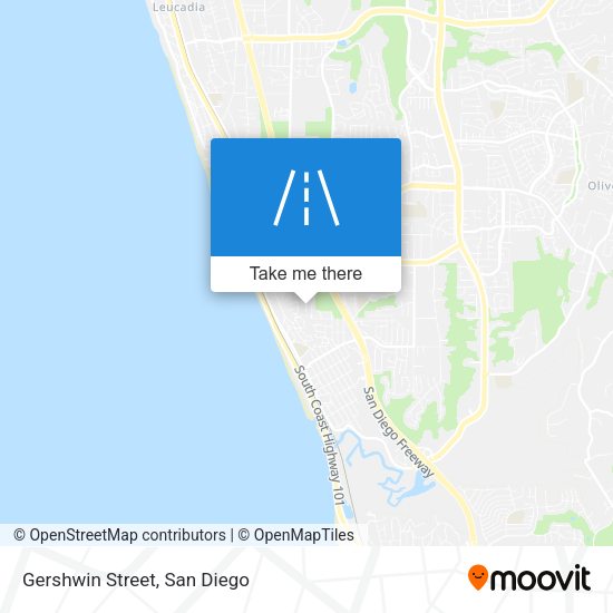 Mapa de Gershwin Street