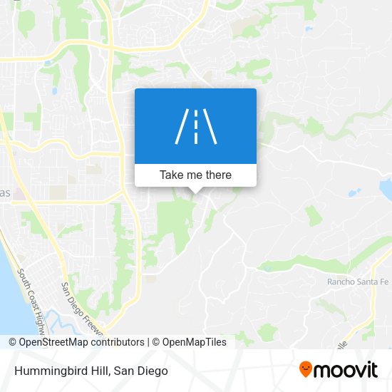 Mapa de Hummingbird Hill