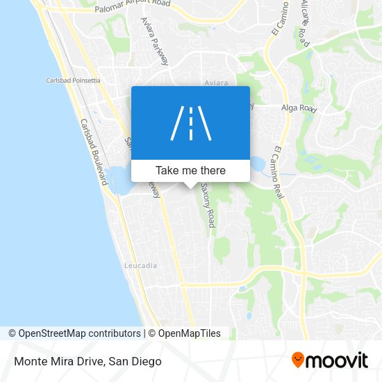 Mapa de Monte Mira Drive