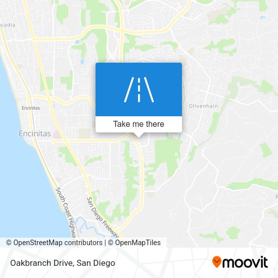 Mapa de Oakbranch Drive