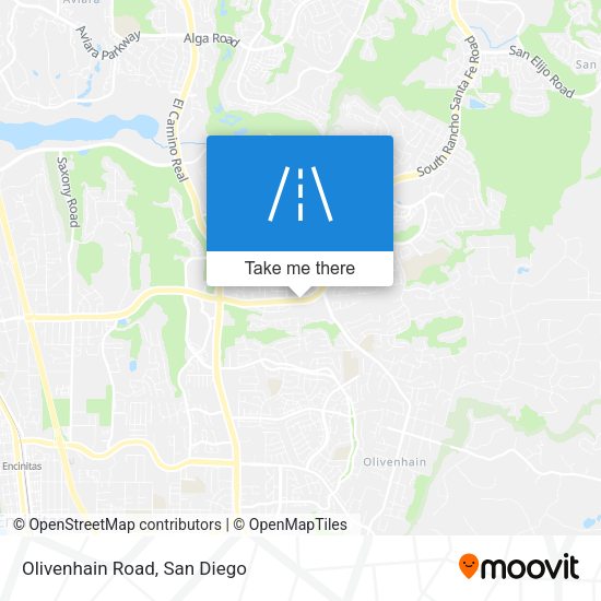 Mapa de Olivenhain Road