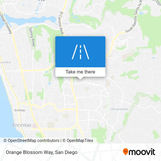 Mapa de Orange Blossom Way