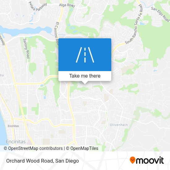 Mapa de Orchard Wood Road