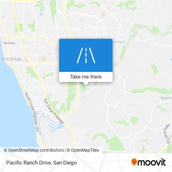 Pacific Ranch Drive map