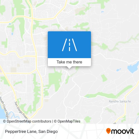 Mapa de Peppertree Lane