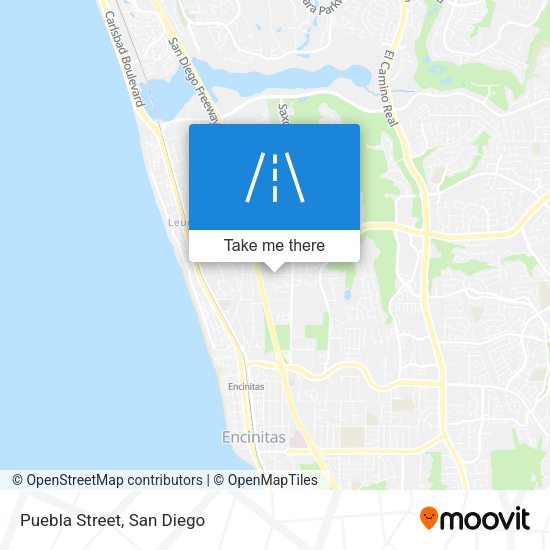 Mapa de Puebla Street