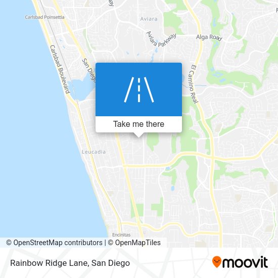 Mapa de Rainbow Ridge Lane