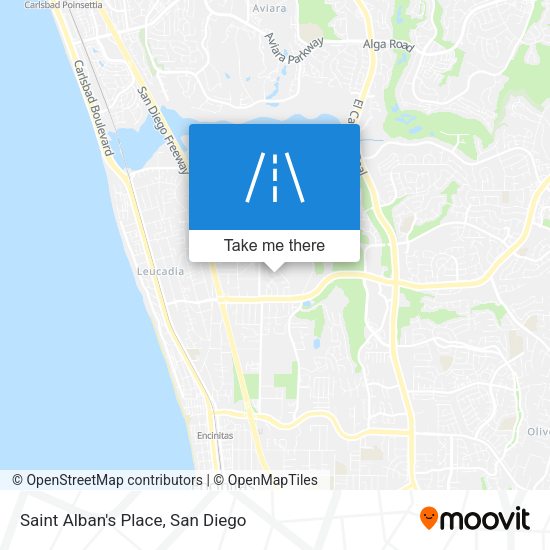 Saint Alban's Place map