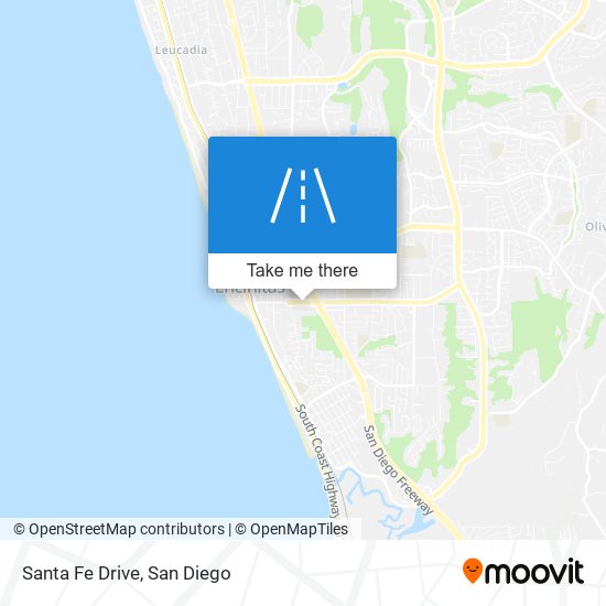 Santa Fe Drive map