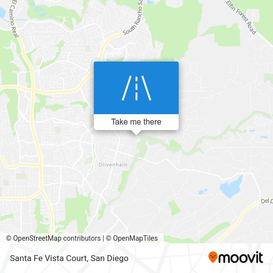 Mapa de Santa Fe Vista Court