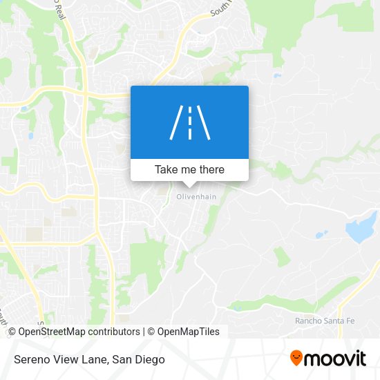 Mapa de Sereno View Lane