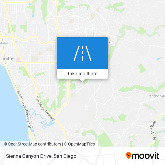 Mapa de Sienna Canyon Drive