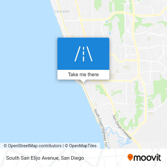 South San Elijo Avenue map