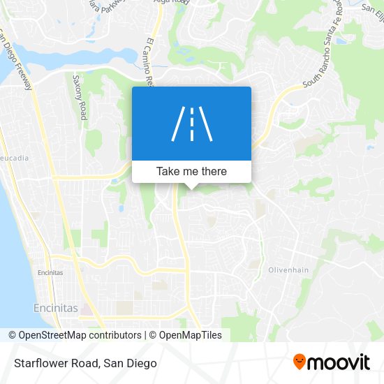 Mapa de Starflower Road