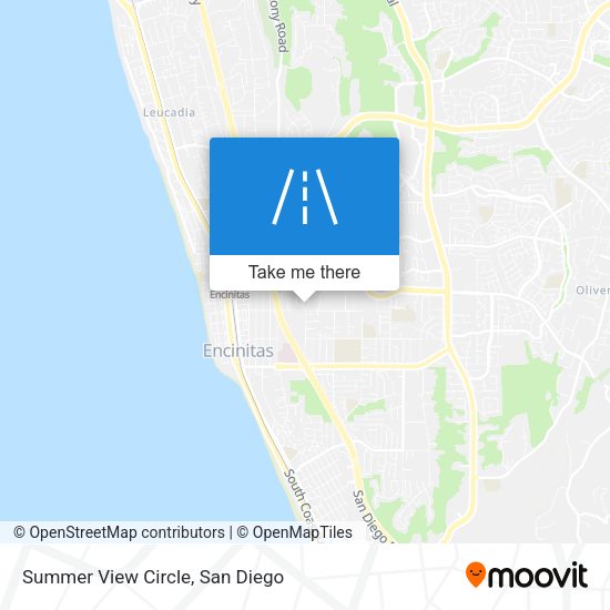 Summer View Circle map