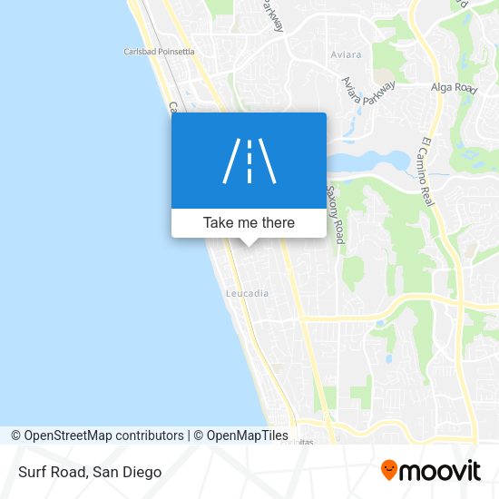 Mapa de Surf Road