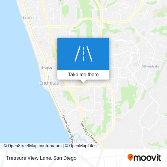 Mapa de Treasure View Lane