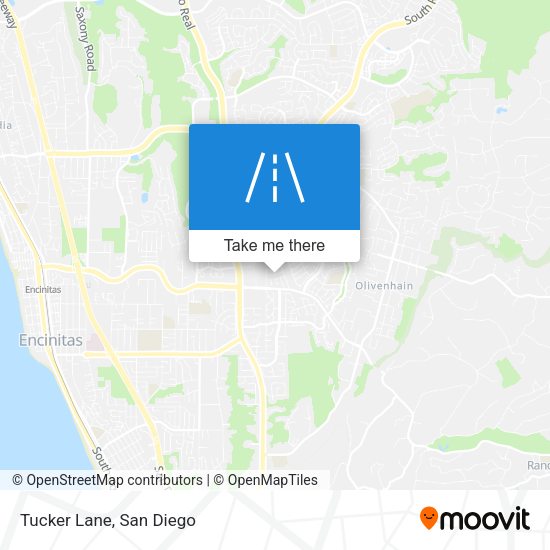 Mapa de Tucker Lane