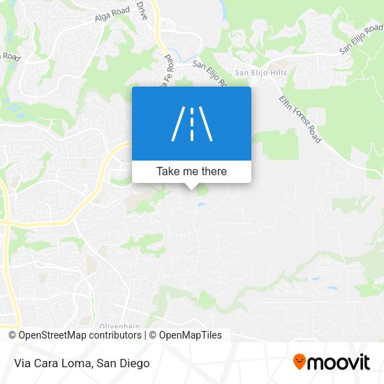 Mapa de Via Cara Loma