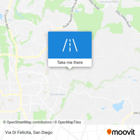 Mapa de Via Di Felicita