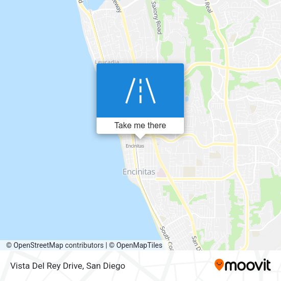 Vista Del Rey Drive map