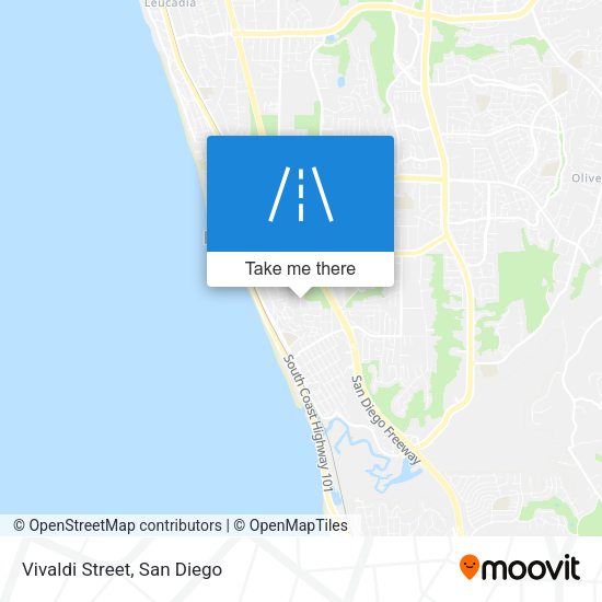Mapa de Vivaldi Street