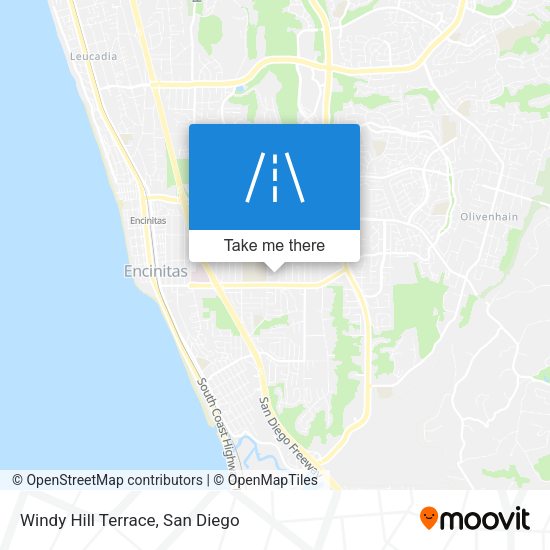 Windy Hill Terrace map