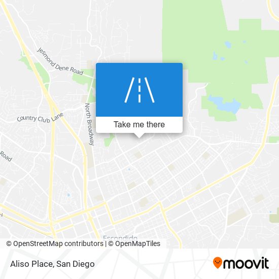 Aliso Place map