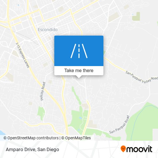 Amparo Drive map