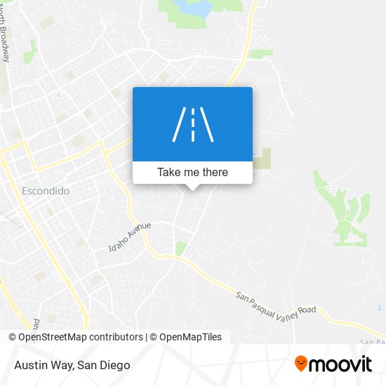 Austin Way map