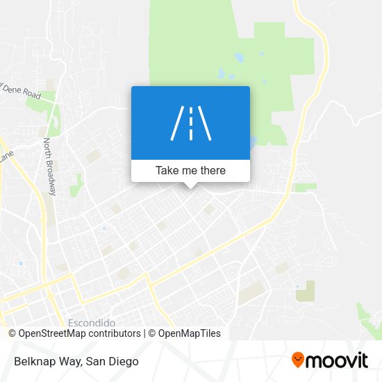 Mapa de Belknap Way