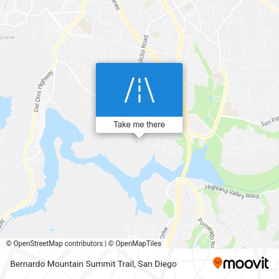 Mapa de Bernardo Mountain Summit Trail