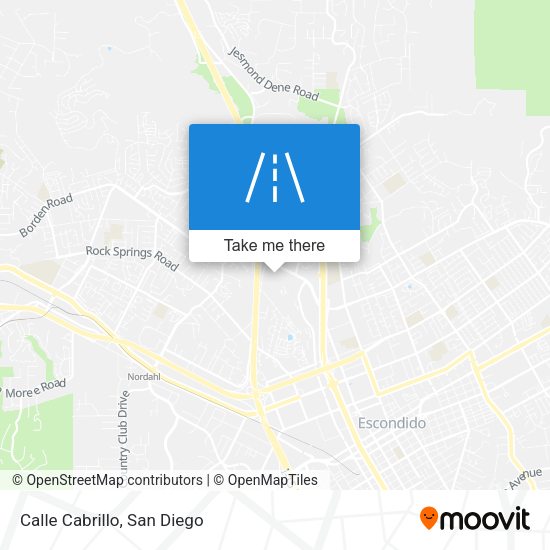 Mapa de Calle Cabrillo