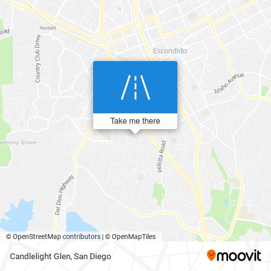 Mapa de Candlelight Glen