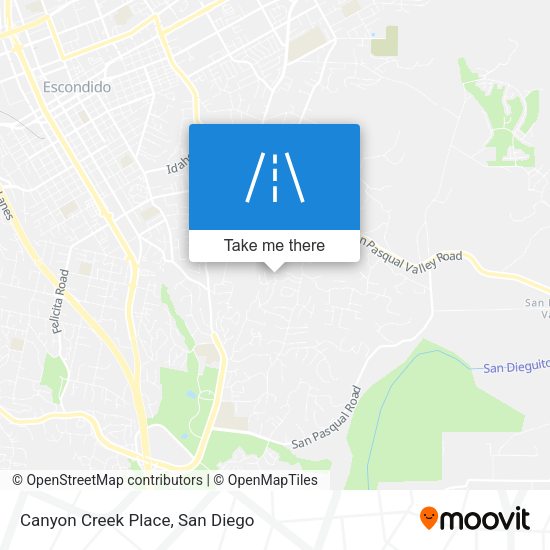 Canyon Creek Place map