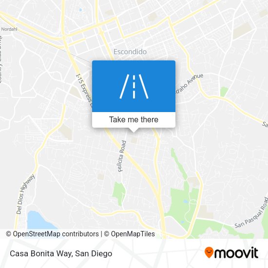 Mapa de Casa Bonita Way