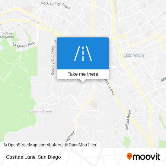 Mapa de Casitas Lane