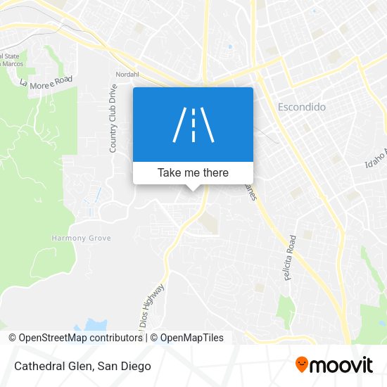 Mapa de Cathedral Glen