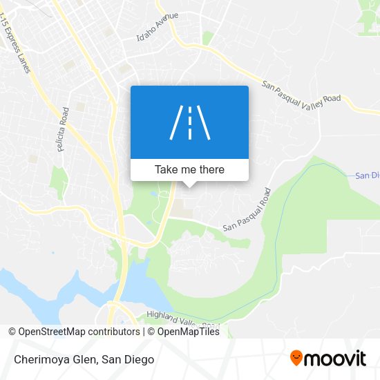 Cherimoya Glen map