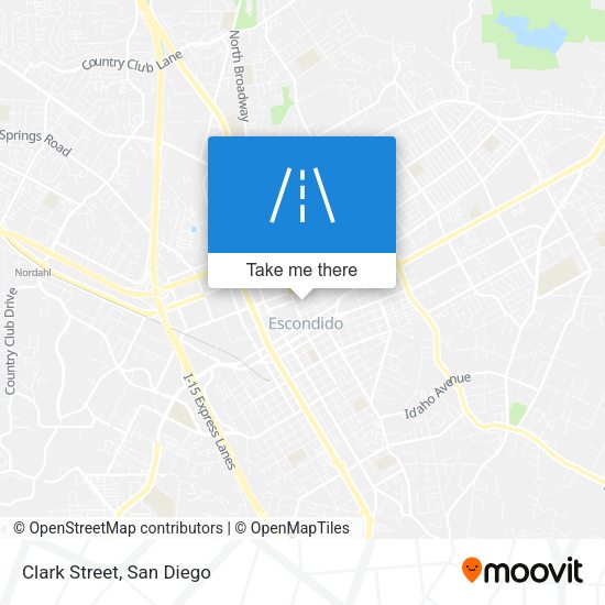 Mapa de Clark Street