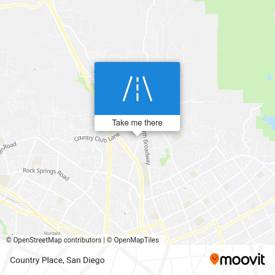 Mapa de Country Place